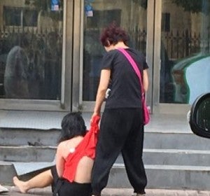 Zhan Yufen en una de sus venganzas Zhan Yufen en una de sus venganzas