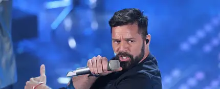 Ricky Martin durante su actuación en el Festival de Sanremo Ricky Martin durante su actuación en el Festival de Sanremo