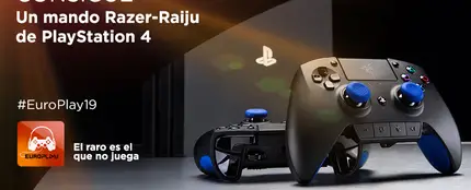 Concurso Europlay19 | ¡Consigue un mando Razer-Raiju de PlayStation 4! Concurso Europlay19 | ¡Consigue un mando Razer-Raiju de PlayStation 4!