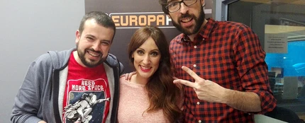 Ana Morgade con Kiko Béjar y Quique Peinado en #EuroPlay19 Ana Morgade con Kiko Béjar y Quique Peinado en #EuroPlay19