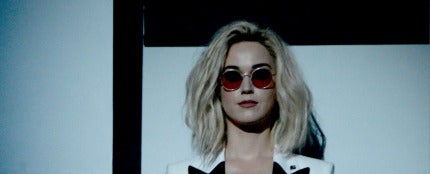 Katy Perry durante su actuación en los Grammy 2017