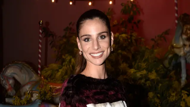 Lucía Villalón en el desfile de Jorge Vázquez