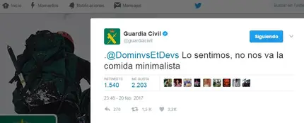 La respuesta de la Guardia Civil La respuesta de la Guardia Civil