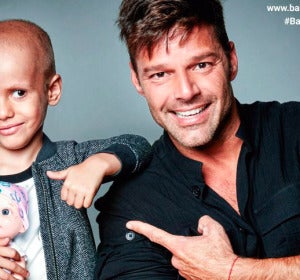 Ricky Martin se suma a la lucha contra el cáncer infantil Ricky Martin se suma a la lucha contra el cáncer infantil