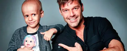 Ricky Martin se suma a la lucha contra el cáncer infantil Ricky Martin se suma a la lucha contra el cáncer infantil