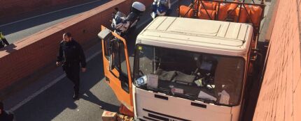 El conductor del camión de butano robado en Barcelona detenido