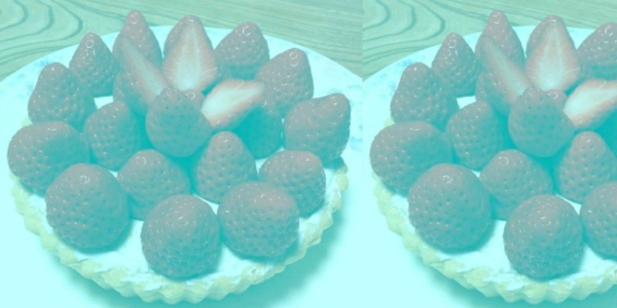 Ilusión óptica: las fresas que no son rojas