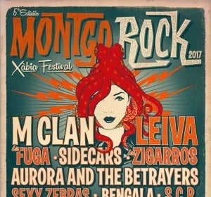Cartel Montgorock Xàbia Festival 2017 Cartel Montgorock Xàbia Festival 2017