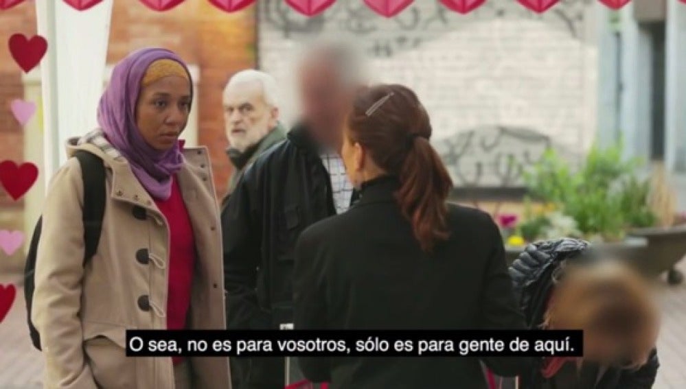 Momento del vídeo de Federación SOS Racismo