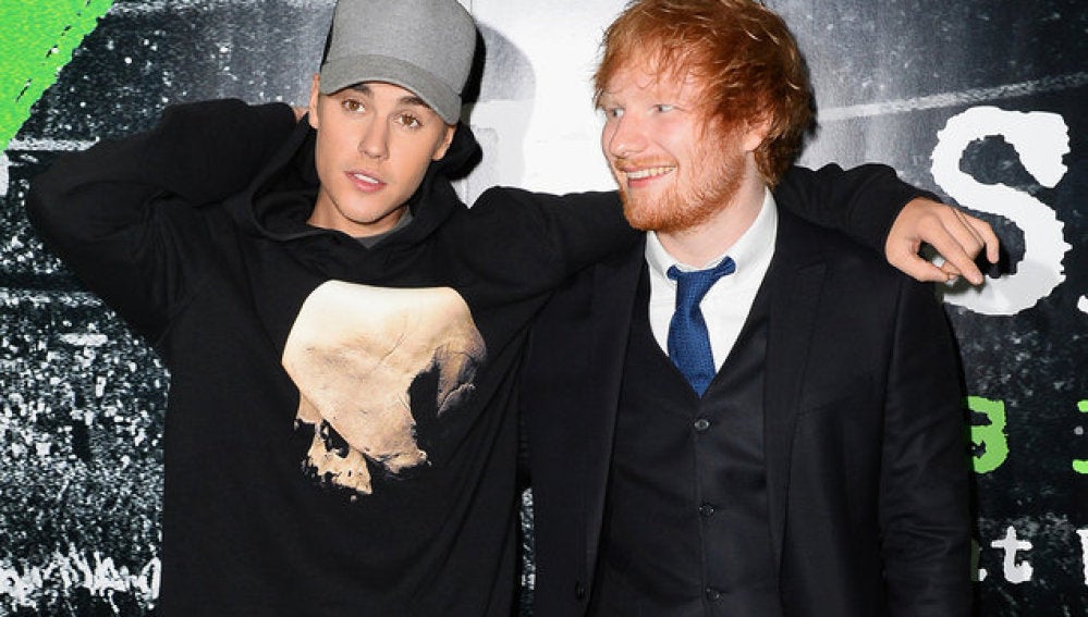 Justin Bieber y Ed Sheeran