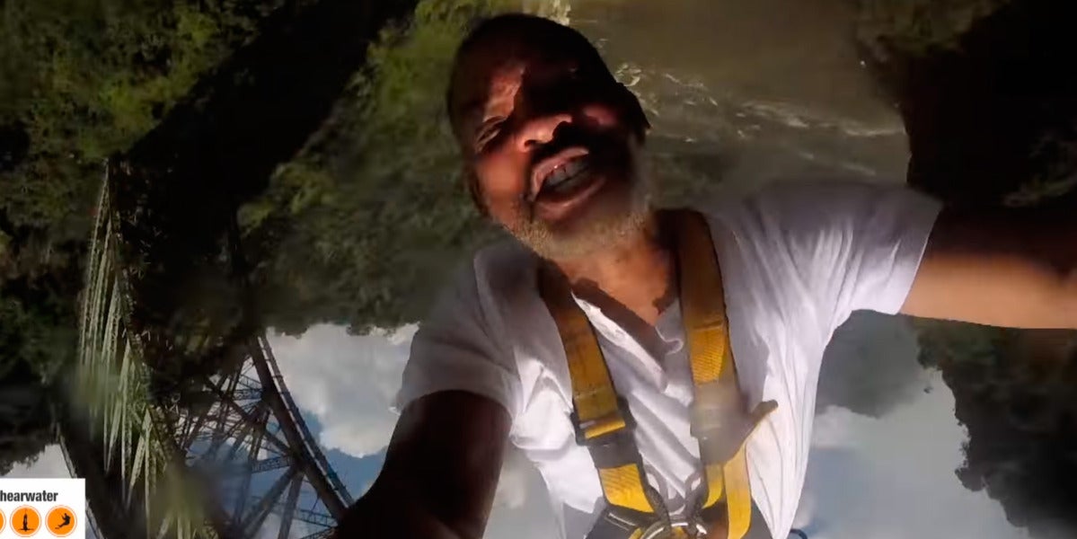 Will Smith haciendo puenting