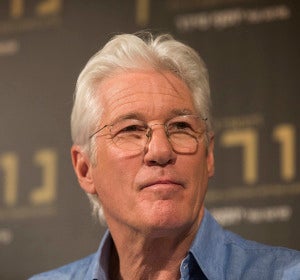 Richard Gere en una de sus últimas apariciones públicas Richard Gere en una de sus últimas apariciones públicas