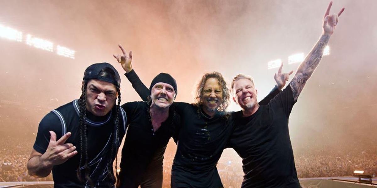 Metallica sobre el escenario