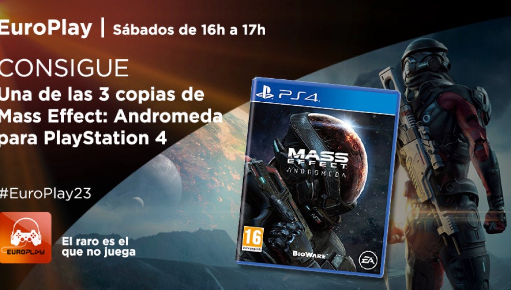 ¡Consigue una copia de Mass Effect: Andromeda para PlayStation 4!