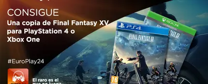 ¡Consigue una copia de Final Fantasy XV para PlayStation 4 o Xbox One! ¡Consigue una copia de Final Fantasy XV para PlayStation 4 o Xbox One!