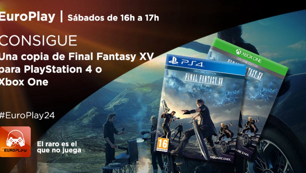 ¡Consigue una copia de Final Fantasy XV para PlayStation 4 o Xbox One!
