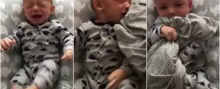 Un padre consigue consolar a su bebé gracias a una prenda de su madre Un padre consigue consolar a su bebé gracias a una prenda de su madre