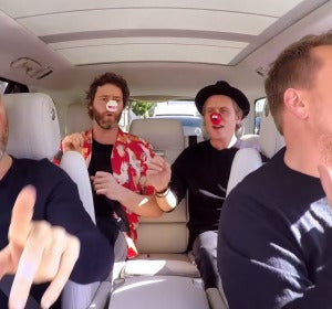 Take That en el Carpool Karaoke de James Corden Take That en el Carpool Karaoke de James Corden