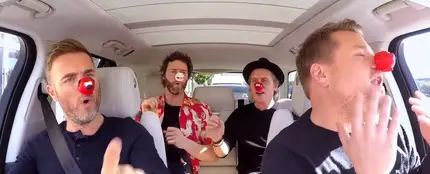 Take That en el Carpool Karaoke de James Corden Take That en el Carpool Karaoke de James Corden