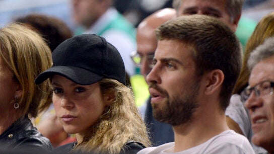 Piqué y Shakira en un evento