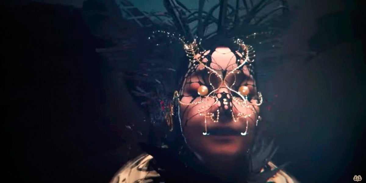 Björk en el vídeo de ‘Notget’