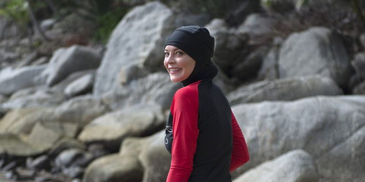 Lindsay Lohan en burkini