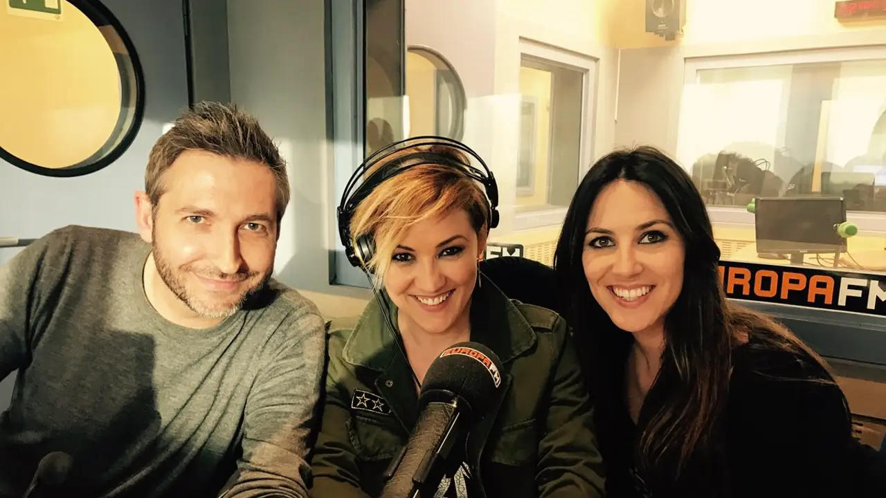 Cristina Pardo con Frank Blanco e Irene Junquera en Vamos Tarde Cristina Pardo con Frank Blanco e Irene Junquera en Vamos Tarde