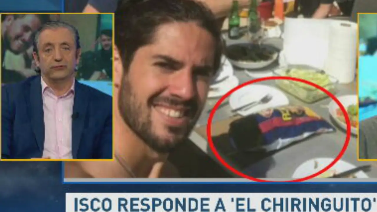 Isco responde a El Chiringuito de Mega Isco responde a El Chiringuito de Mega