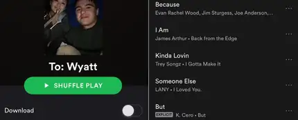 No sabía como cortar con su chico y le envió una playlist de Spotify con bastantes indirectas No sabía como cortar con su chico y le envió una playlist de Spotify con bastantes indirectas