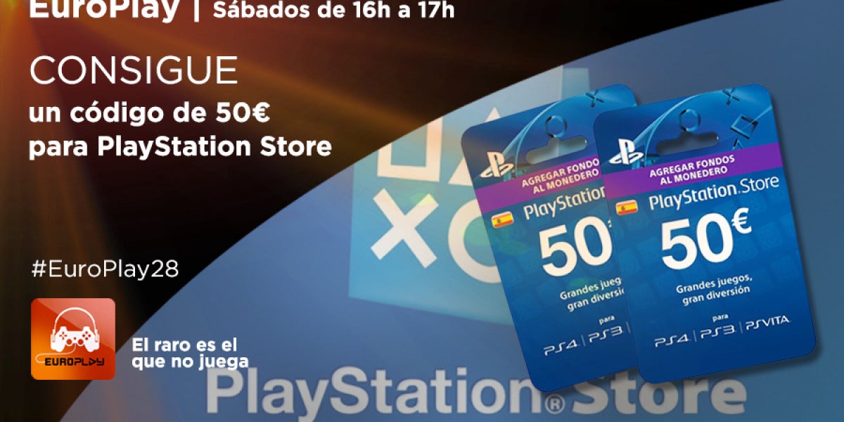 ¡Consigue un código de 50€ para PlayStation Store!