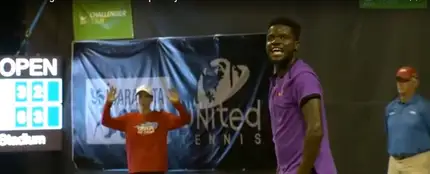 Gemidos en el encuentro entre Francis Tiafoe y Mitchell Krueger Gemidos en el encuentro entre Francis Tiafoe y Mitchell Krueger