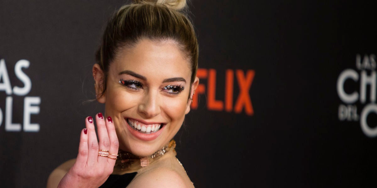 Blanca Suárez durante el estreno de 'Las chicas del cable'