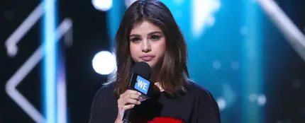 Selena Gomez durante el We Day Selena Gomez durante el We Day