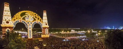 El tradicional 'Alumbrao' del ferial abre esta medianoche otra edición de la Feria de Abril de Sevilla, El tradicional 'Alumbrao' del ferial abre esta medianoche otra edición de la Feria de Abril de Sevilla,