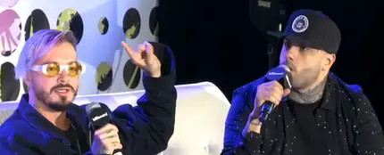J Balvin y Nicky Jam hablando de la música latina J Balvin y Nicky Jam hablando de la música latina