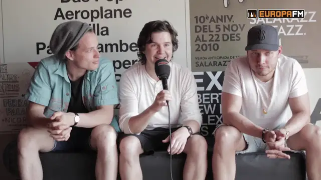 Lukas Graham durante su entrevista con Europa FM