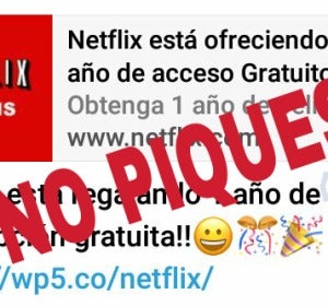 Nueva estafa en WhatsApp sobre Netflix Nueva estafa en WhatsApp sobre Netflix