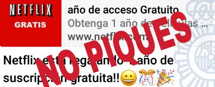 Nueva estafa en WhatsApp sobre Netflix Nueva estafa en WhatsApp sobre Netflix