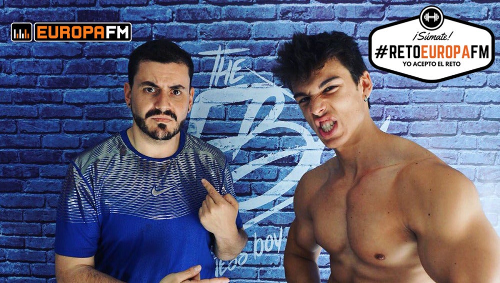 Juanma Romero se suma al #retoEuropaFM con el asesoramiento de Ernest The Fitness Boy