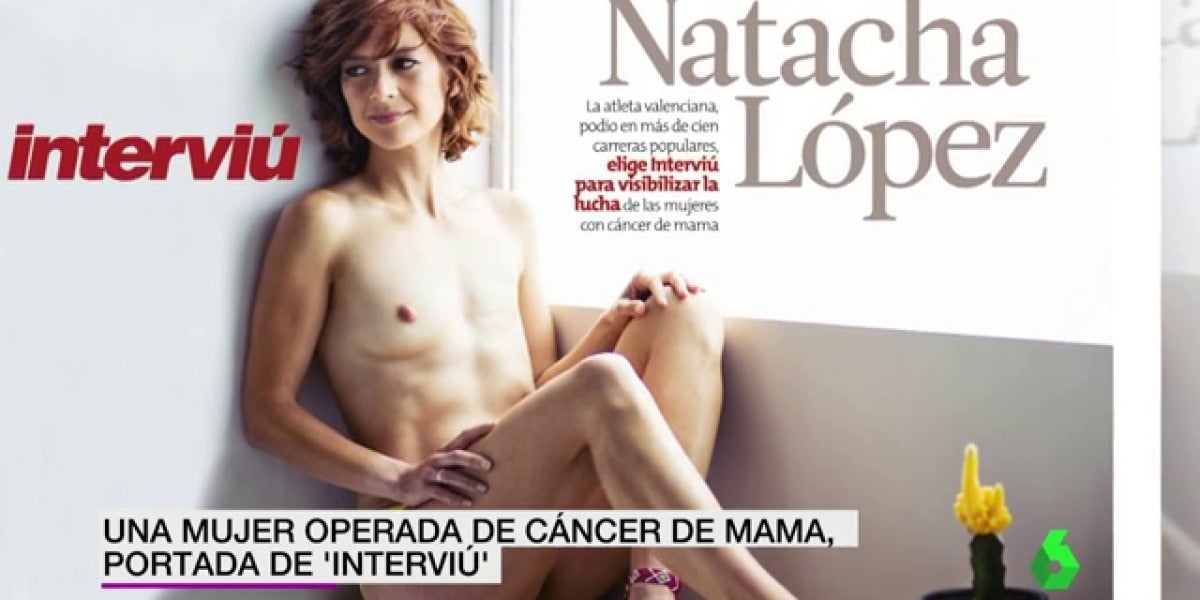 Natacha López en Interviú