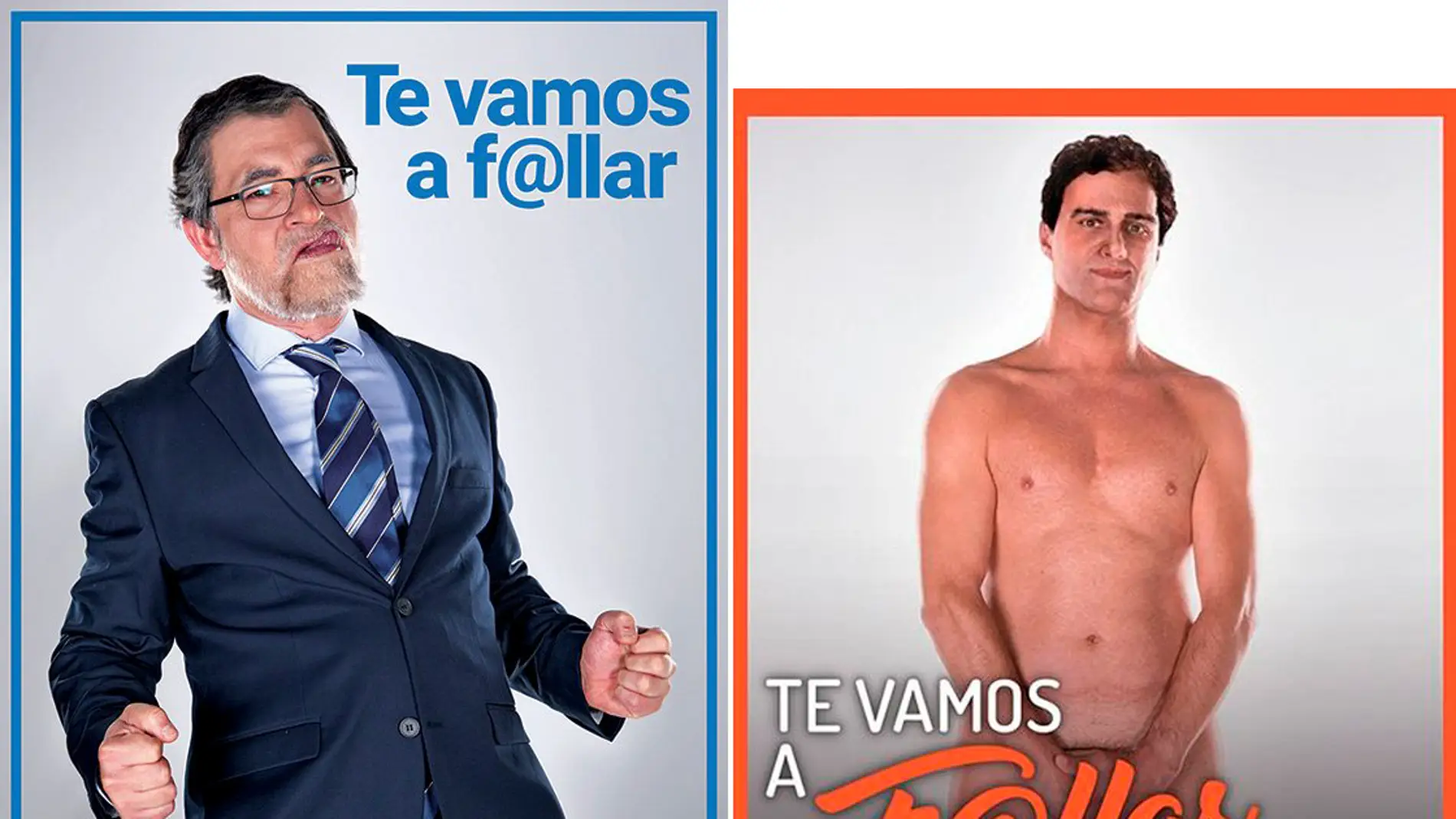 Dos actores imitan a Mariano Rajoy y Albert Rivera para publicitar el Salón Erótico de Madrid