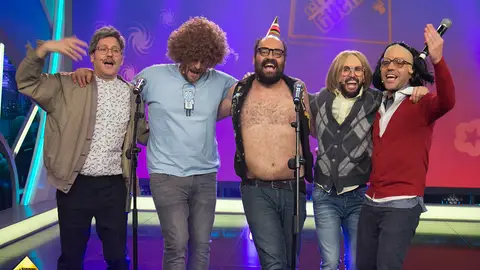 Ernesto Sevilla, Joaquín Reyes, Julián López y Raúl Cimas cantan su hit 'Hijo de puta, hay que decirlo más' en 'El Hormiguero 3.0' Ernesto Sevilla, Joaquín Reyes, Julián López y Raúl Cimas cantan su hit 'Hijo de puta, hay que decirlo más' en 'El Hormiguero 3.0'