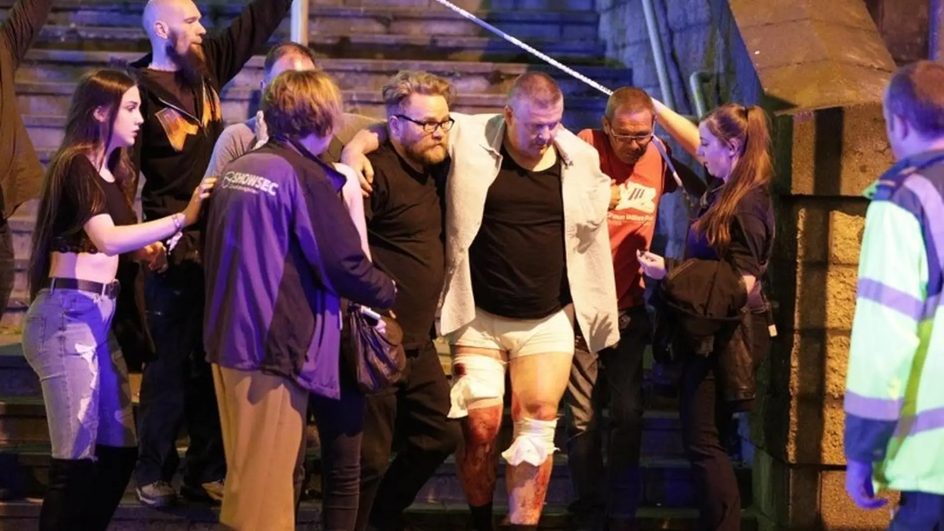 Heridos tras las explosiones en el Manchester Arena