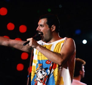 Freddie Mercury en concierto Freddie Mercury en concierto