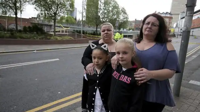 Asistentes al concierto de Ariana Grande en Manchester