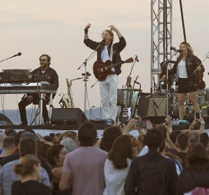 Arcade Fire, durante su concierto en el Primavera Sound 2017 Arcade Fire, durante su concierto en el Primavera Sound 2017