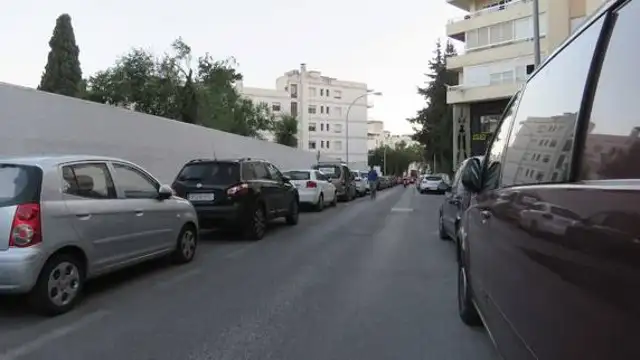 Lugar donde el ladrón abandonó el vehículo