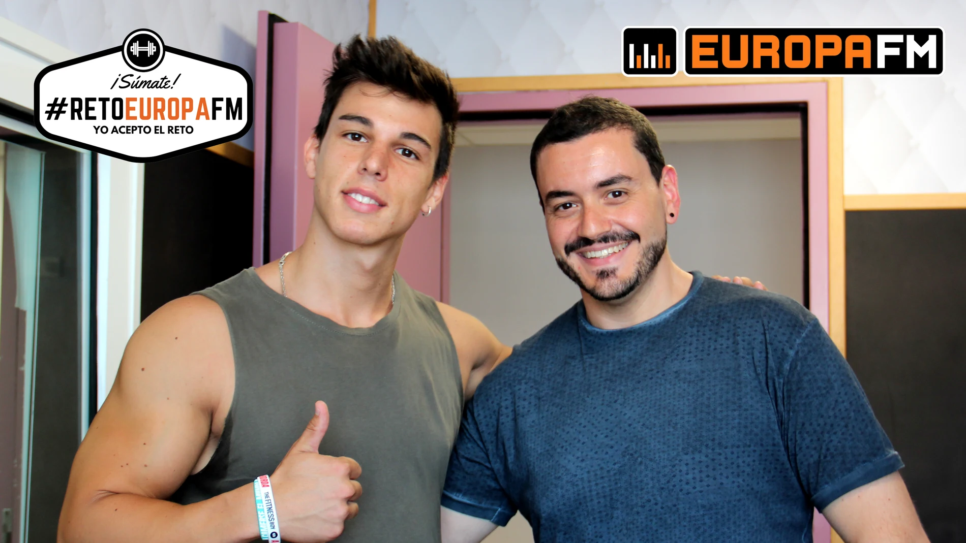 Ernest The Fitness Boy asesora cada semana a Juanma Romero durante el #retoEuropaFM Ernest The Fitness Boy asesora cada semana a Juanma Romero durante el #retoEuropaFM