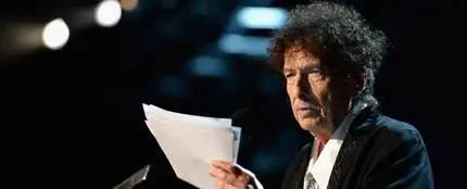 Bob Dylan lee un discurso Bob Dylan lee un discurso