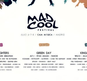 Line Up del Mad Cool 2017 con Foo Fighters, Green Day y Kings of Leon Line Up del Mad Cool 2017 con Foo Fighters, Green Day y Kings of Leon